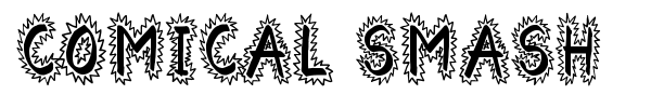 Comical Smash font preview